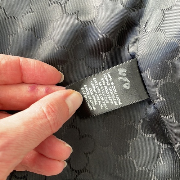 Pink Tartan military style coat/pea coat - Picture 4 of 13